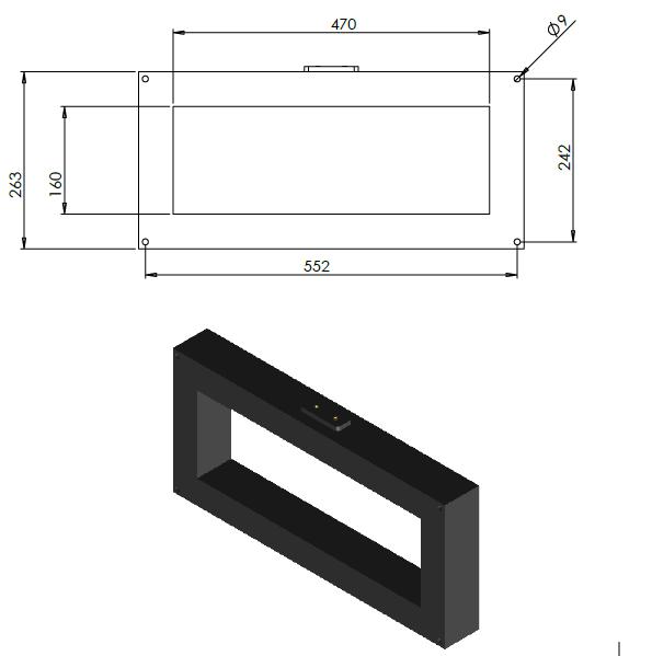 CTBR470, Square Style Core Balanced Toroidal CT's, 160x470mm Internal Diameter CTBR470, Square Style Core Balanced Toroidal CT's, 160x470mm Internal Diameter